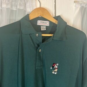 Vintage Titleist By Corbin X Walt Disney World Shirt Men’s Large Forest Green